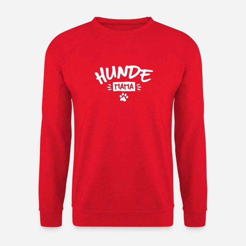 Hunde Mama - Unisex Pullover - Rot
