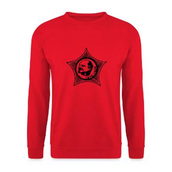 Lenin - Unisex Pullover - Rot - Vorne - Alina (178cm) & Michal (187cm)