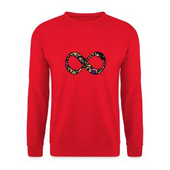 Love By The Sun Dream By The Moon Boho Gift - Unisex Sweatshirt - red - Front - Alina (178cm) & Michal (187cm)