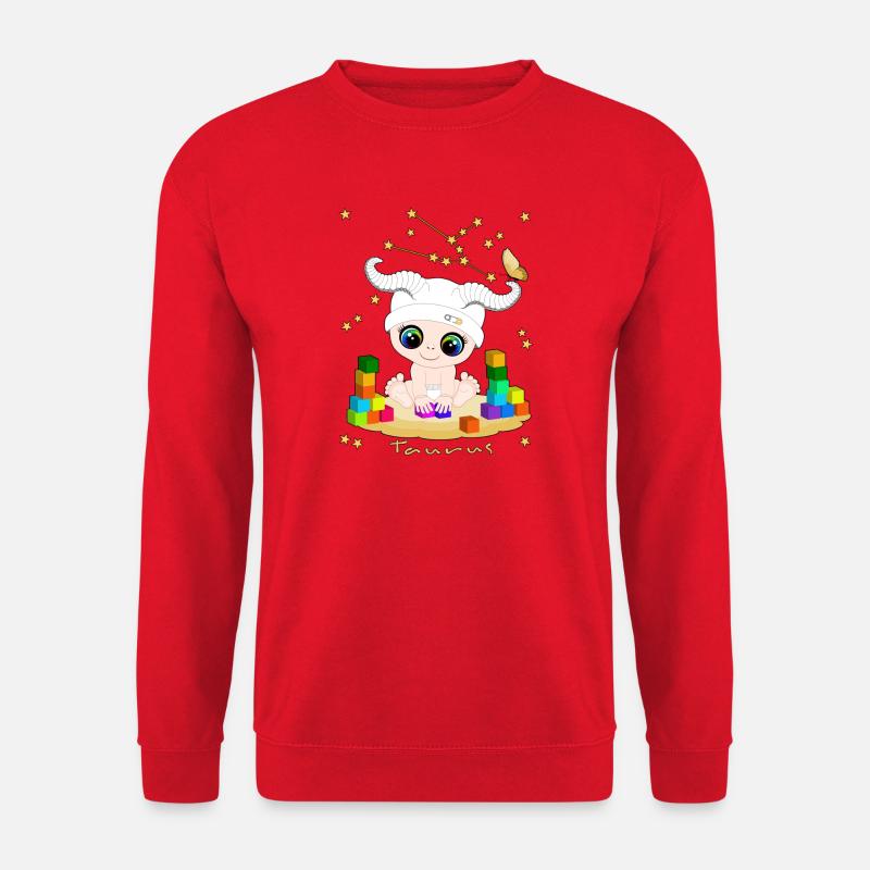 sternzeichen_taurus - Unisex Sweatshirt - red