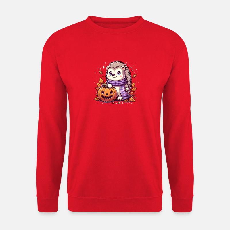 Igel Halloween - Unisex Pullover - Rot