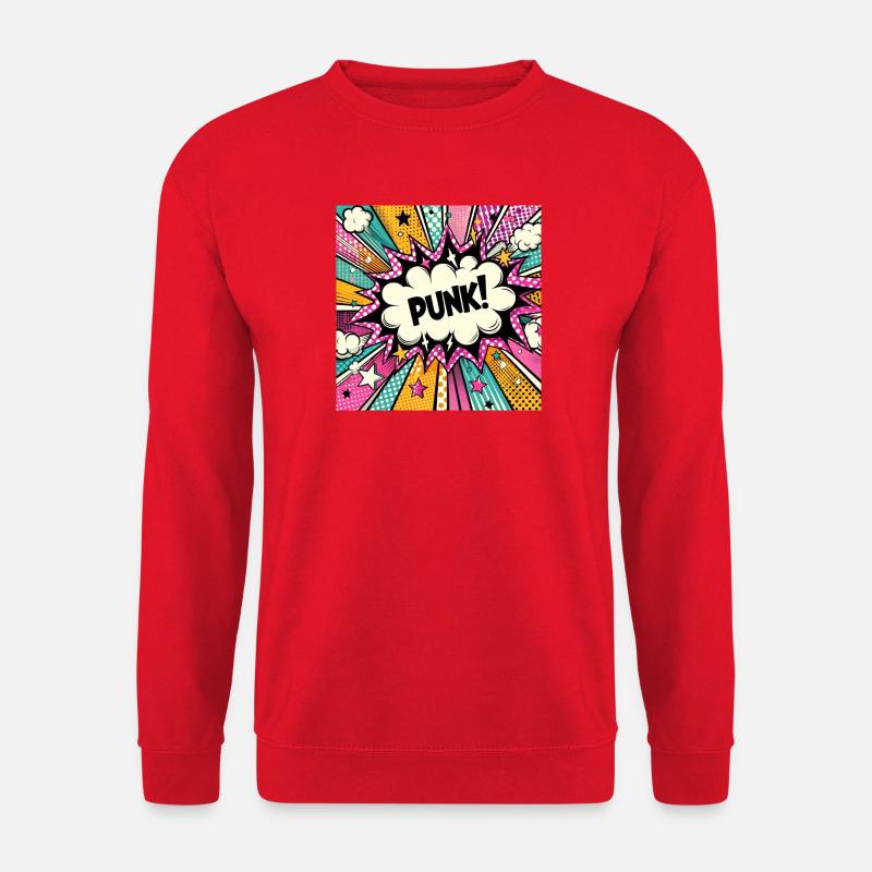Punk 3 - Unisex Pullover - Rot