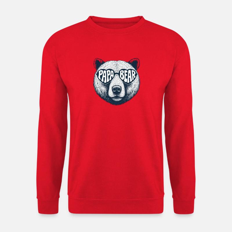 Ours Papa  - Unisex Pullover - Rot