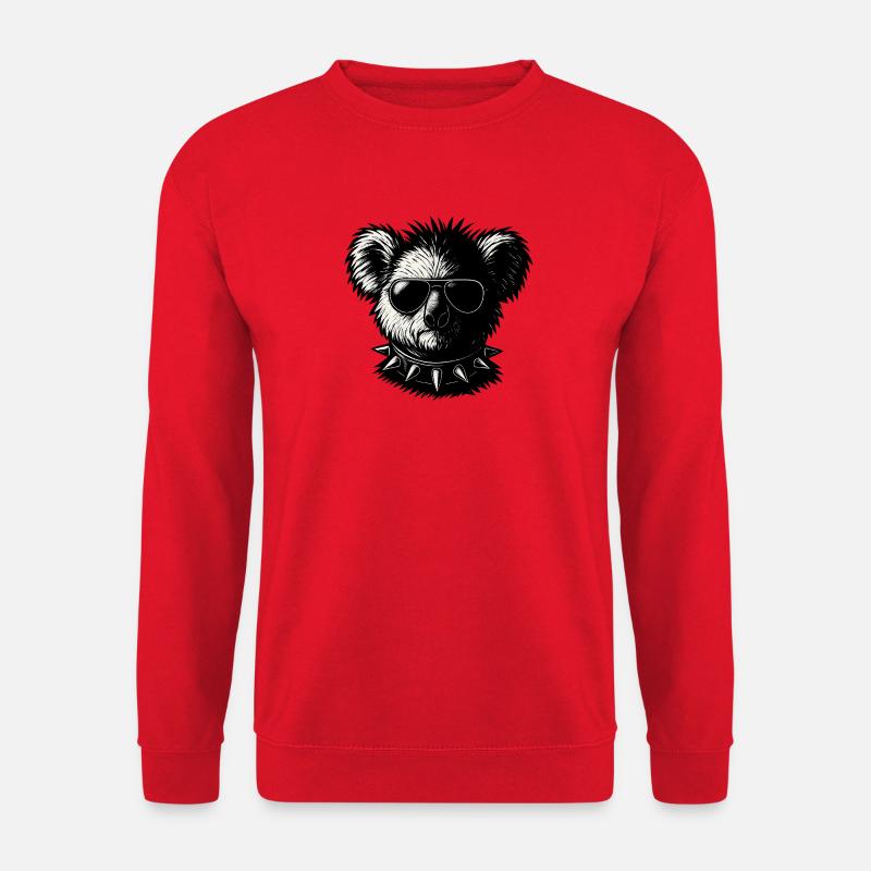 Fels-Koala - Unisex Pullover - Rot