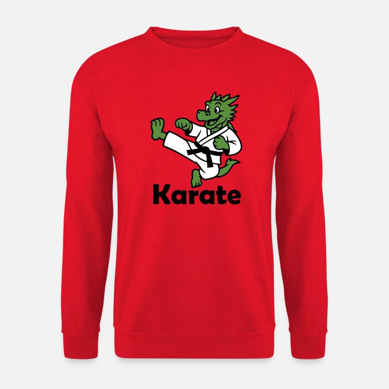 Karate Drache - Unisex Pullover - Rot