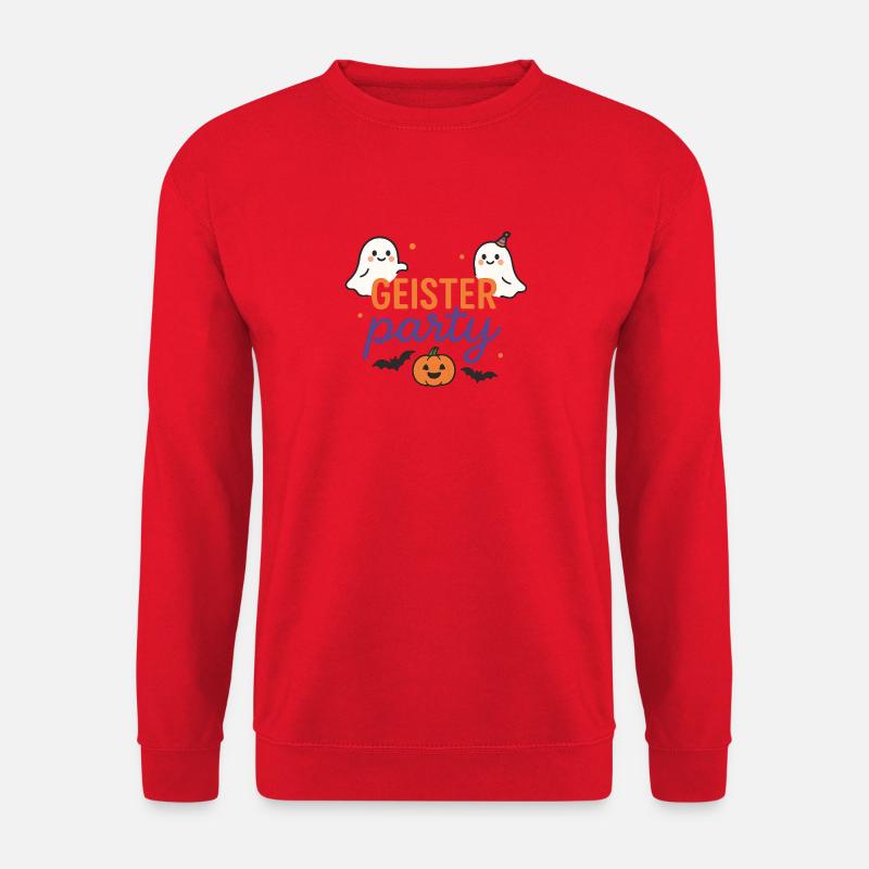 Halloweengeister Party Design - Unisex Pullover - Rot