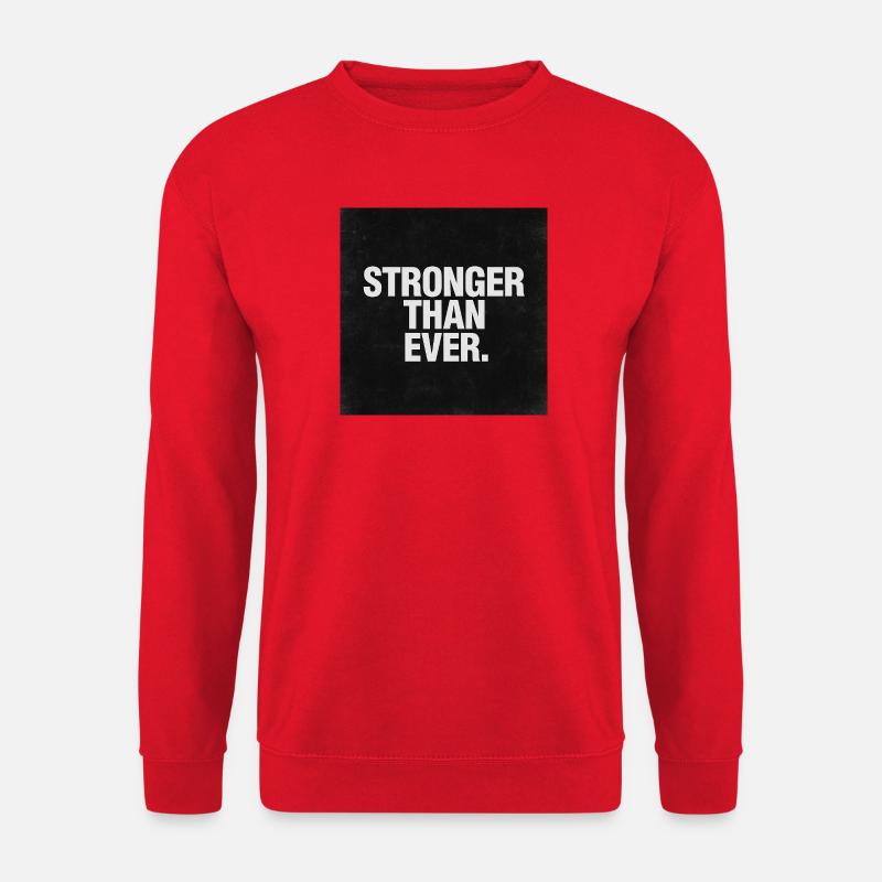Stärker als je zuvor - Unisex Pullover - Rot