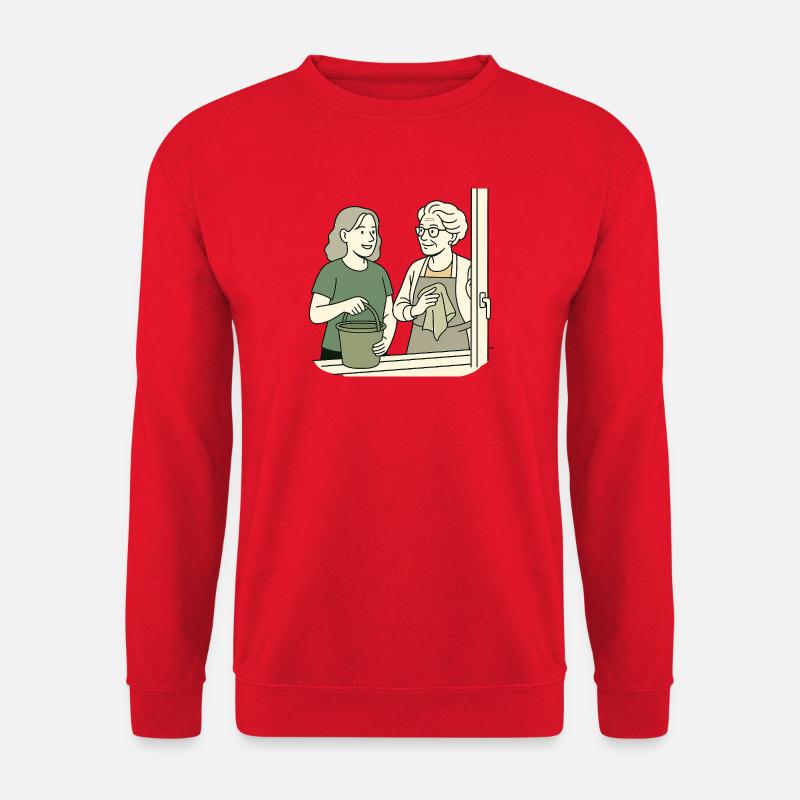 Oma Karin  - Unisex Pullover - Rot