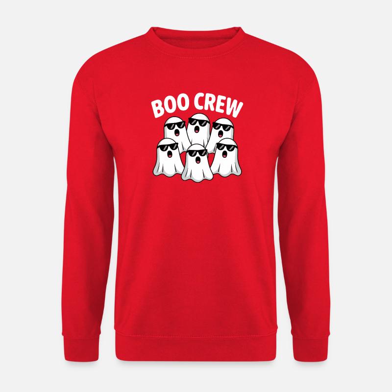 Boo Crew Sunglass Ghosts - Unisex Sweatshirt - red