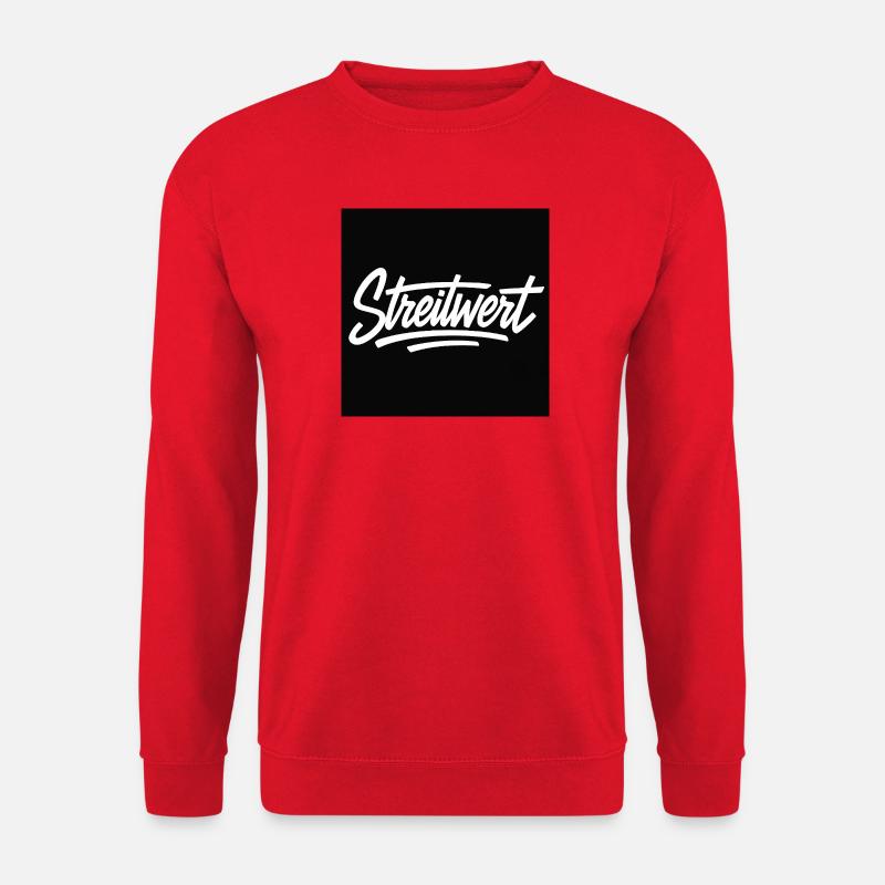 Disputed Script Logo Black - Unisex Sweatshirt - red