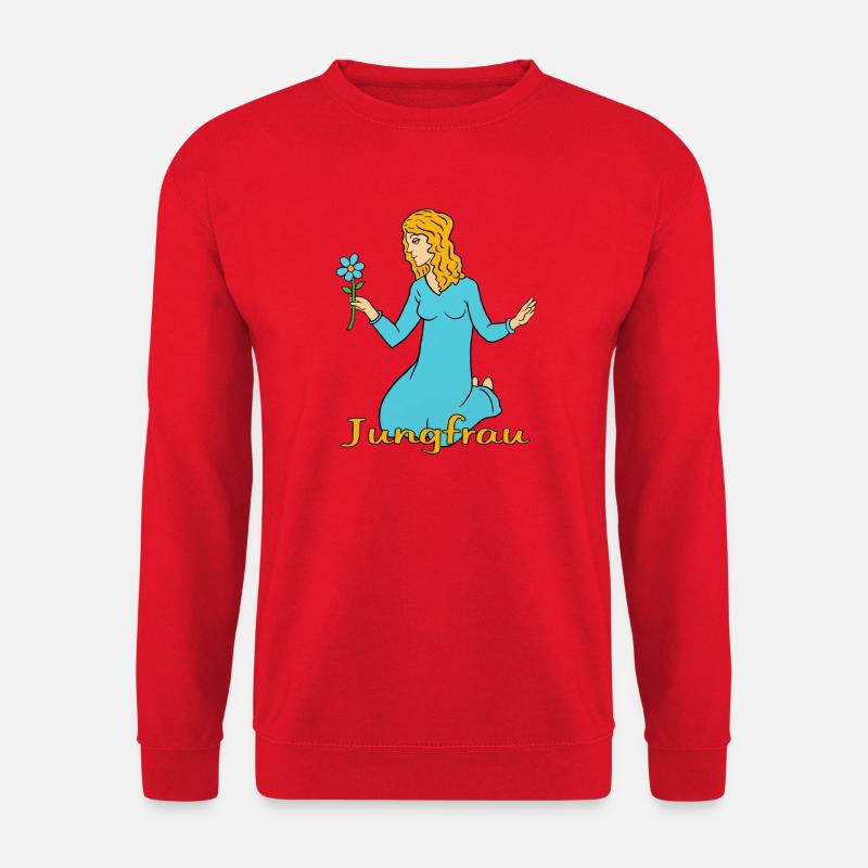 Sternzeichen Jungfrau - Unisex Pullover - Rot