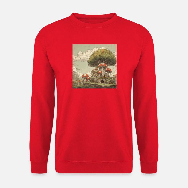 Mushroom kingdom - Unisex Pullover - Rot