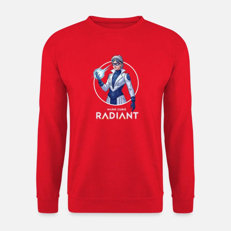 Futuristic Radiant Scientist - Unisex Sweatshirt - red