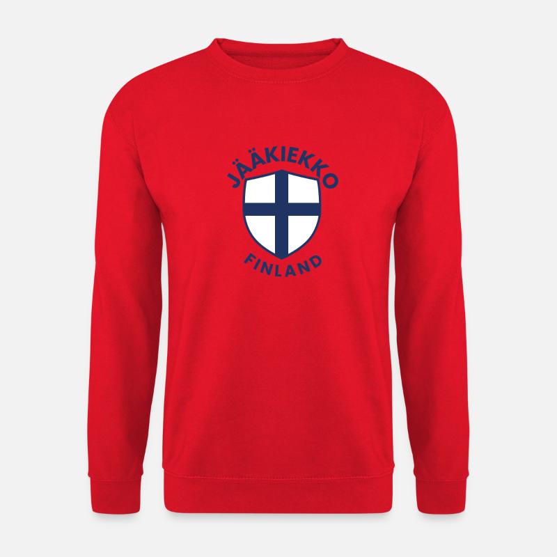 Jäähockey Finland Shield - Unisex Pullover - Rot