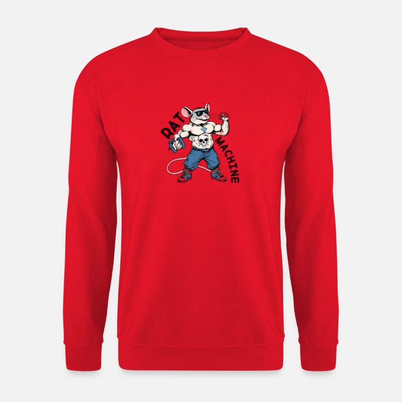 Kraftratte Skull-Logo - Unisex Pullover - Rot