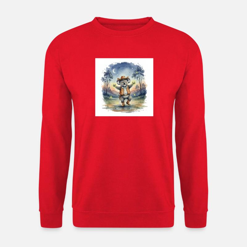 Mehni der cowboyKoala  - Unisex Pullover - Rot