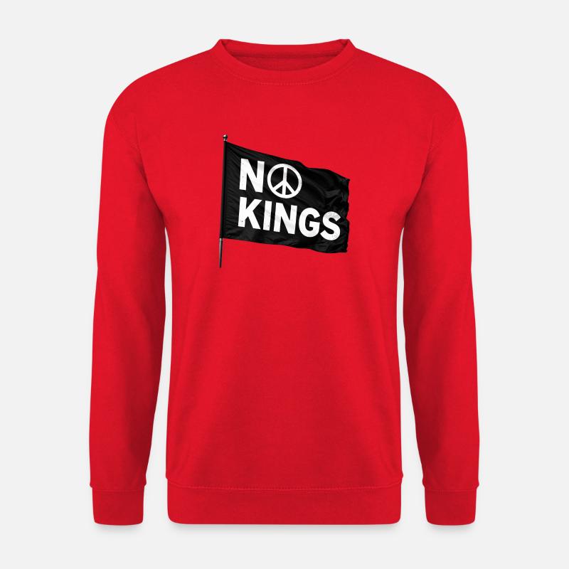 NO KINGS Peace - Unisex Pullover - Rot