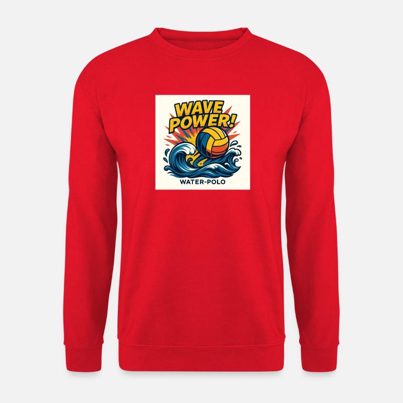 Power Water Polo Wave - Unisex Pullover - Rot