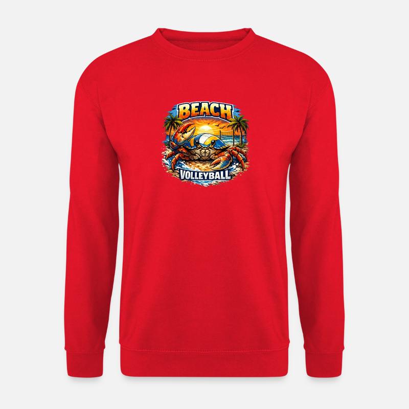 Beach Crab - Unisex Sweatshirt - red