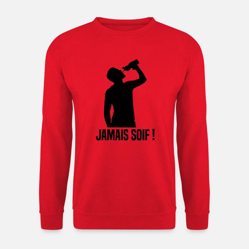 Nie durstig! - Unisex Pullover - Rot