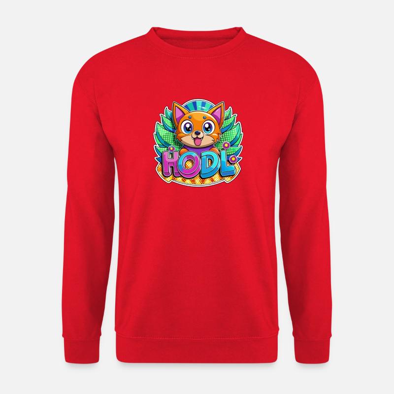 print hodl5 - Unisex Pullover - Rot