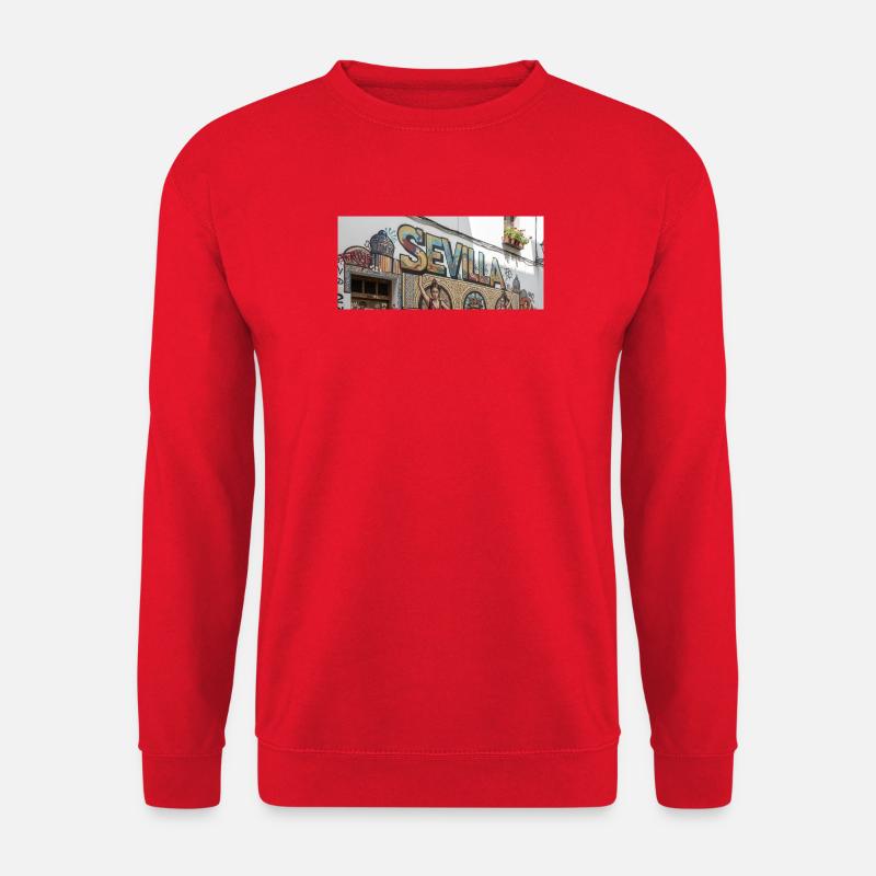 Sevilla Street Graffiti Flamenco - Unisex Pullover - Rot