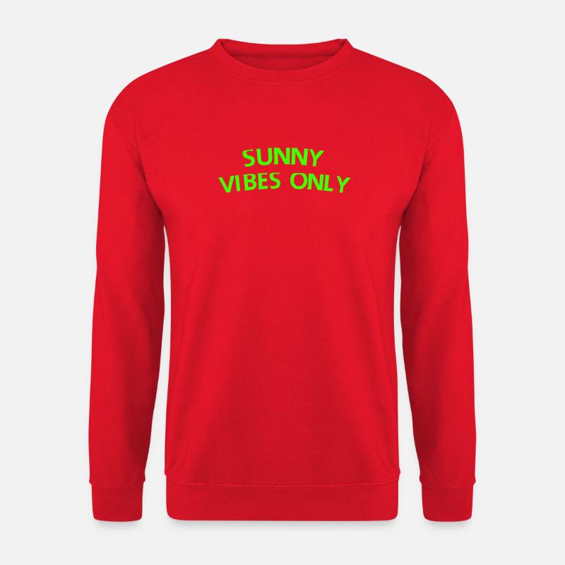 Nur sonnige Vibes - Unisex Pullover - Rot