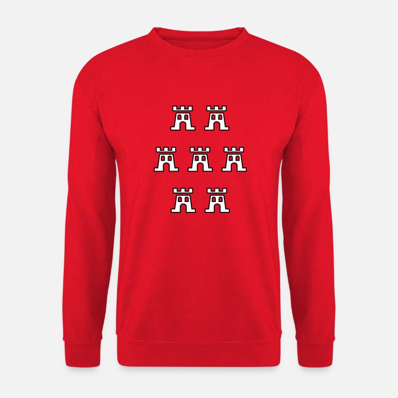 Sieben Burgen 232 - Siebenbürgen - Transylvania - - Unisex Pullover - Rot