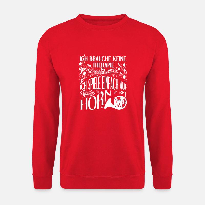 Horn png - Unisex Pullover - Rot