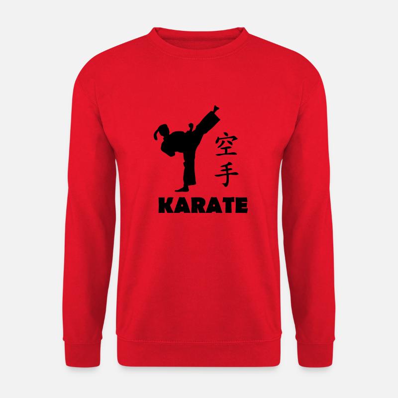 karate girl - Unisex Pullover - Rot