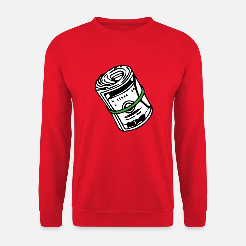 Money roll - Unisex Pullover - Rot