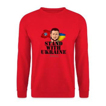 Ukraine Tennessee - Unisex Sweatshirt - red - Front - Alina (178cm) & Michal (187cm)