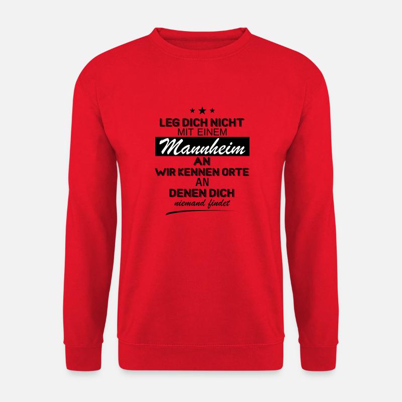 Mannheim Monnem Mannheimat - Unisex Pullover - Rot
