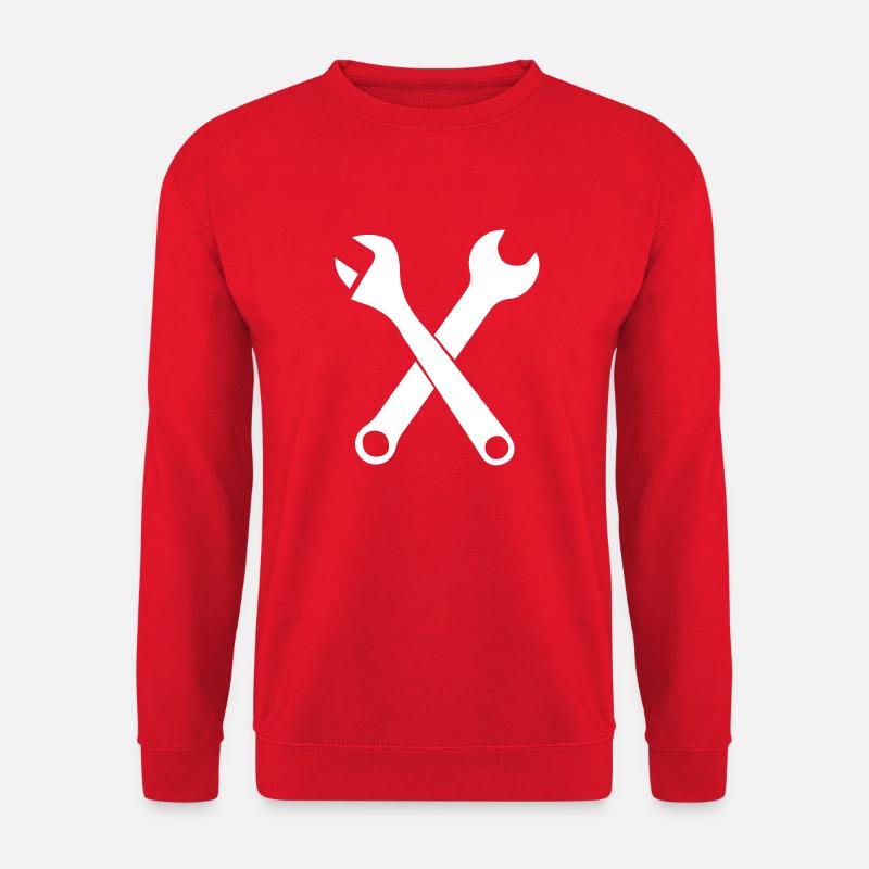 werkzeug schraubenschlüssel - Unisex Pullover - Rot