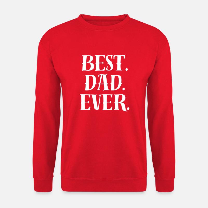Best Dad Statement - Unisex Sweatshirt - red