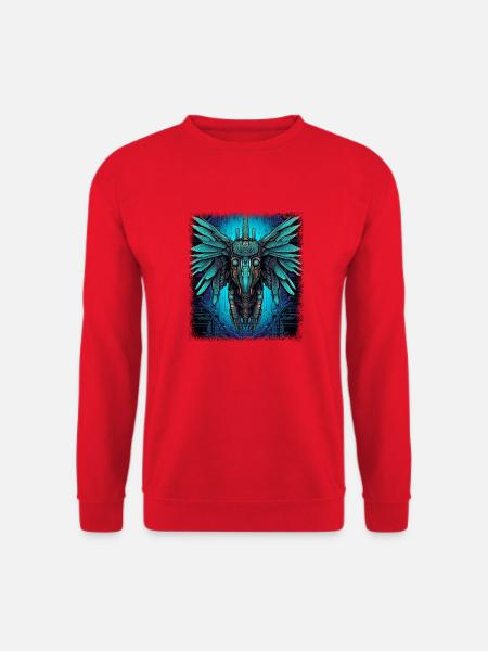 animal rights humor animal print quote - Unisex Pullover - Rot