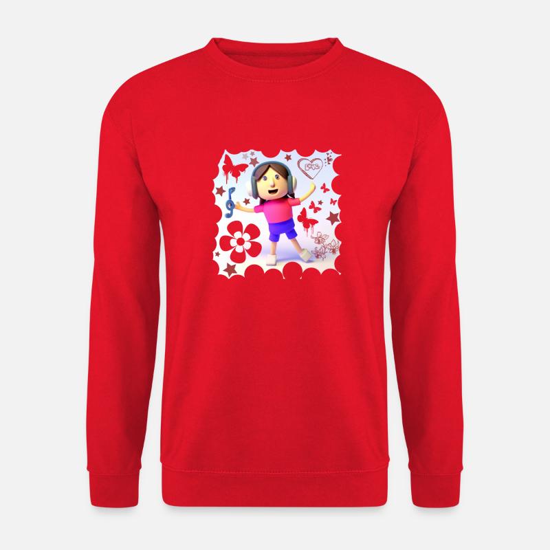 LUSTIGE MUSIK 9 - Unisex Pullover - Rot