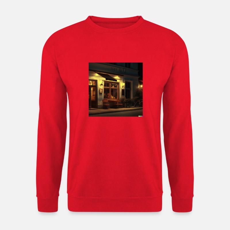 Gemüdliches Café - Unisex Pullover - Rot