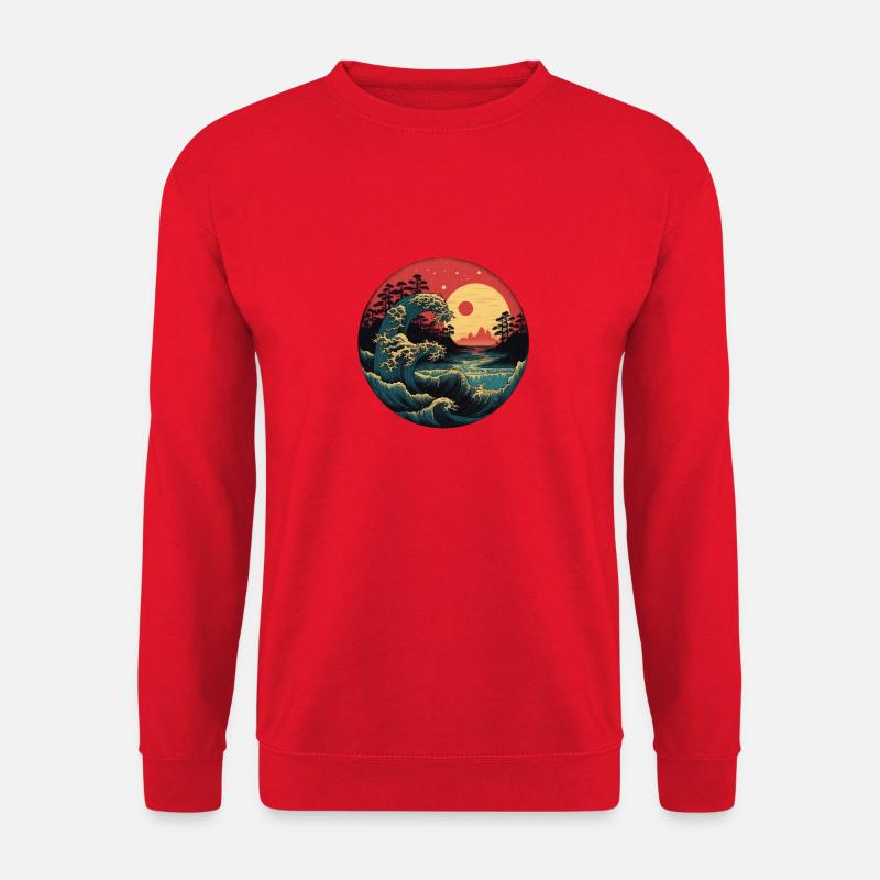 Mondwelle - Unisex Pullover - Rot