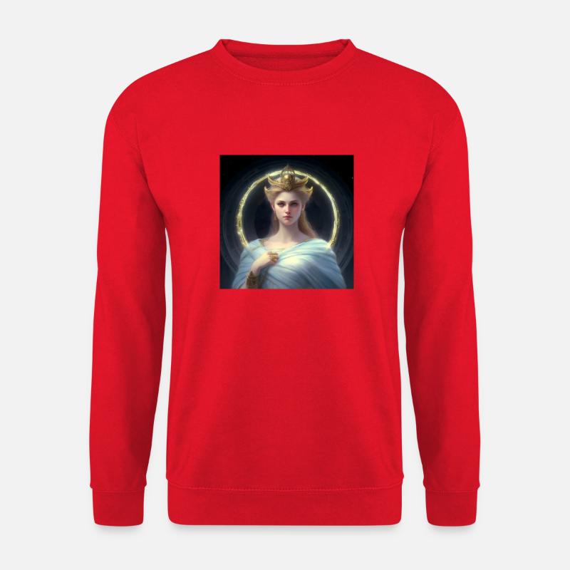 Die himmlische Aphrodite - Unisex Pullover - Rot