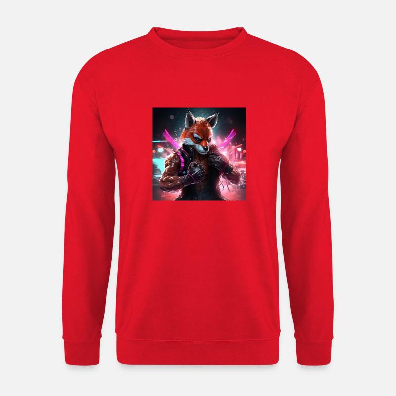 BOXEN FOX - Unisex Pullover - Rot