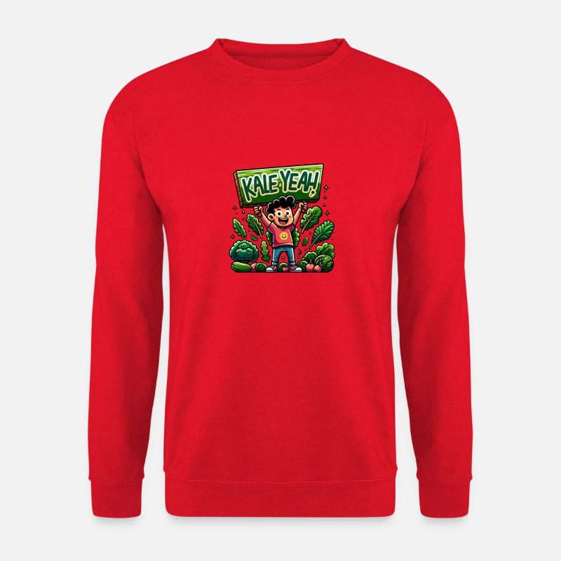 Kale Yeah - Unisex Pullover - Rot