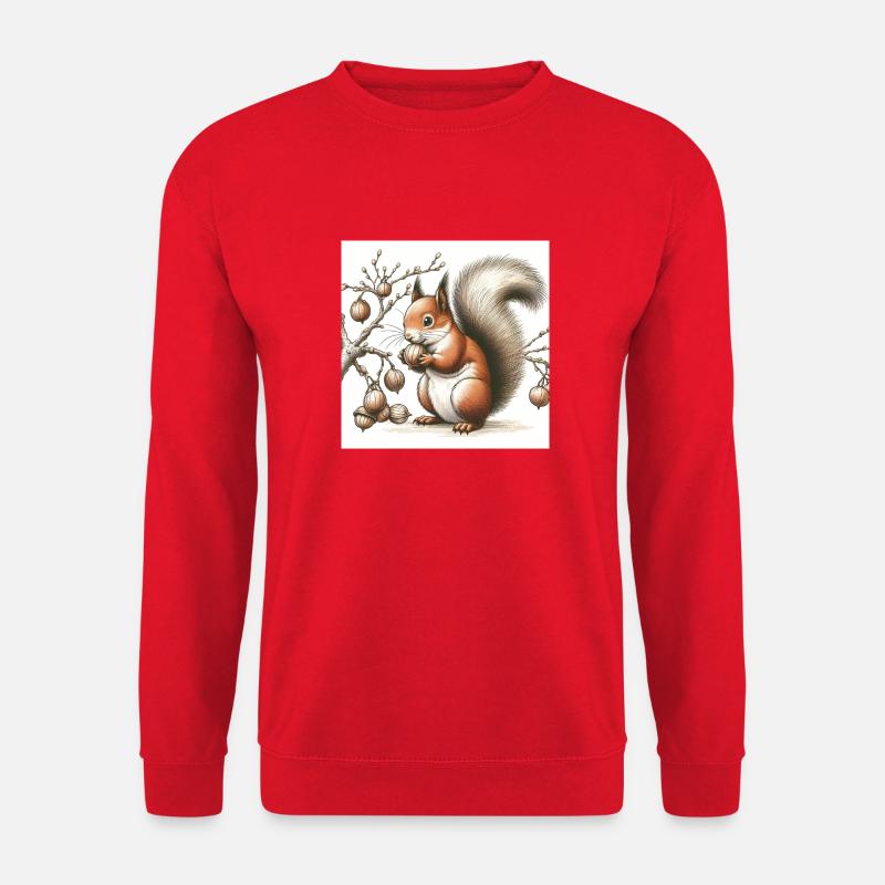 Squirrel - Unisex Sweatshirt - red