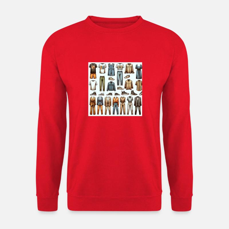 Anzugsmoden von heute - Unisex Pullover - Rot