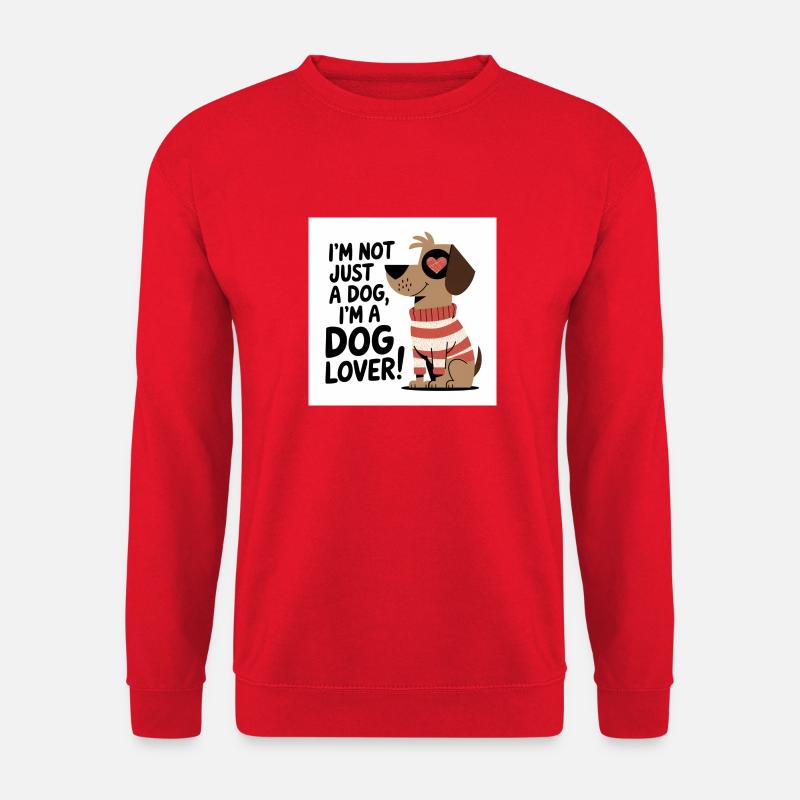 Dog Lover - Unisex Pullover - Rot