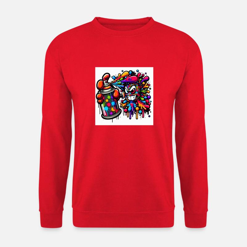 graffiti Spray can - Unisex Sweatshirt - red