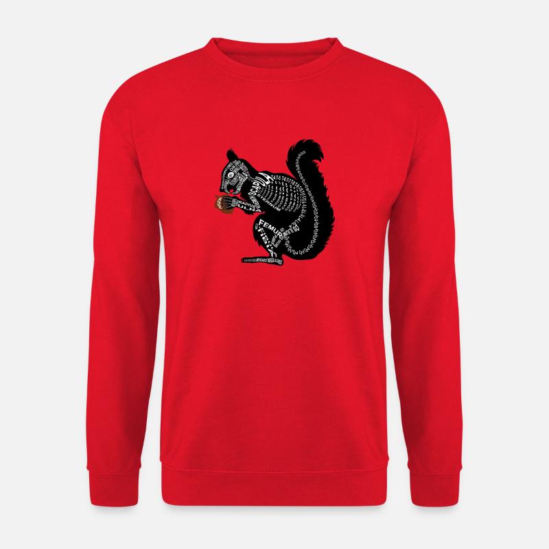 Eichhörnchen - Unisex Pullover - Rot