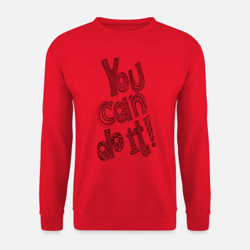 Sie können es tun - Unisex Pullover - Rot