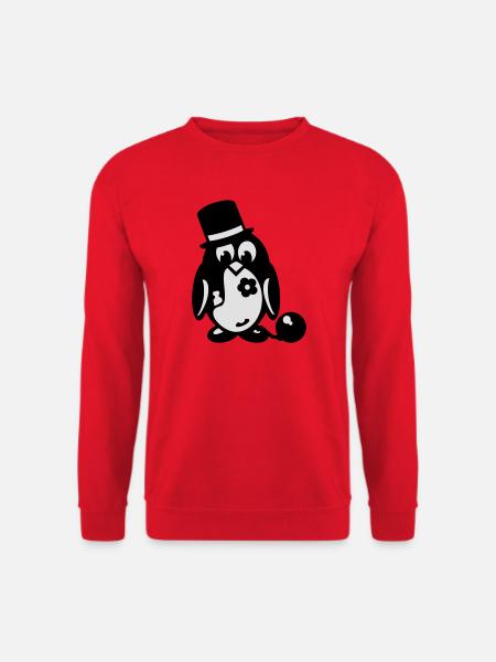 junggesellenabschied pinguin - Unisex Pullover - Rot
