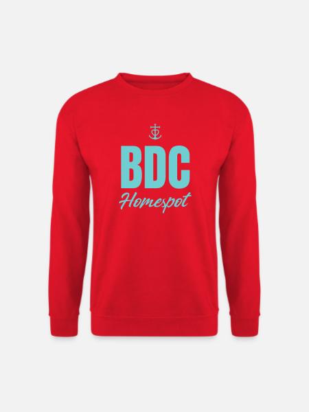 BDC - Brafougne de Camargue - Kite Homespot - Sweat-shirt Unisexe - rouge